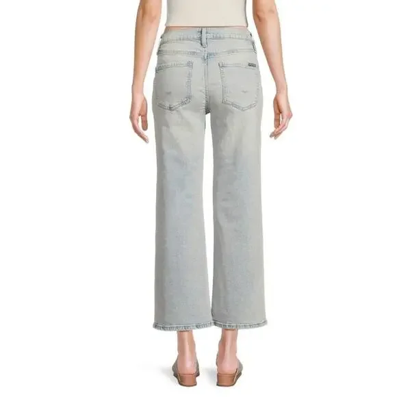 Hudson Rosalie High-Rise Wide Leg Ankle Matilda Wash Size 28 NWT